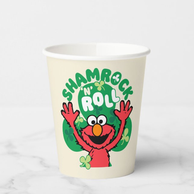 Vasos De Papel Elmo | Shamrock 'N' Roll (Izquierda)