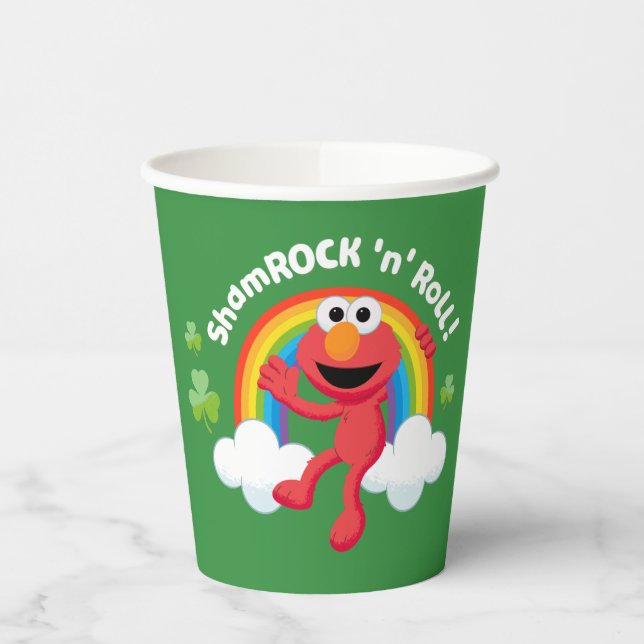 Vasos De Papel Elmo | Shamrock 'n' Roll Arcoiris (Izquierda)