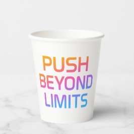 Vasos De Papel Empujar más allá de los límites de las tazas de pa