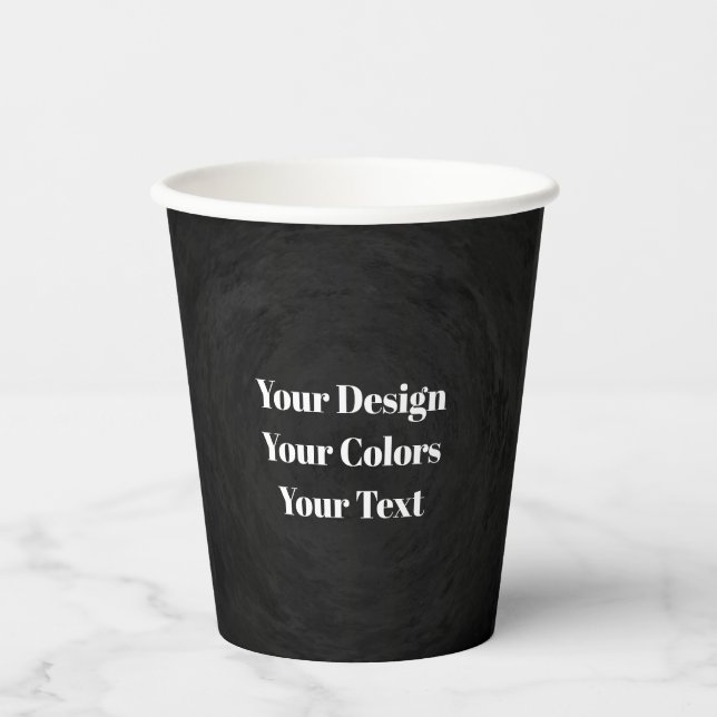 Vasos De Papel En blanco - Crea tu propio Personalizado (Anverso)