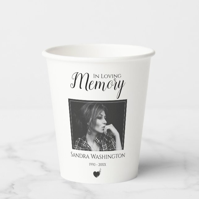 Vasos De Papel En la memoria amorosa | Memorial fotográfico (Anverso)