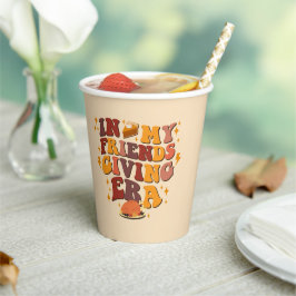 Vasos De Papel En mi época de amistad retro