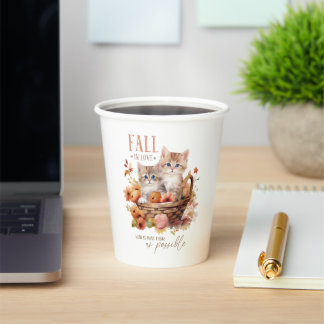 Vasos De Papel Enamorarse de tantas cosas como sea posible