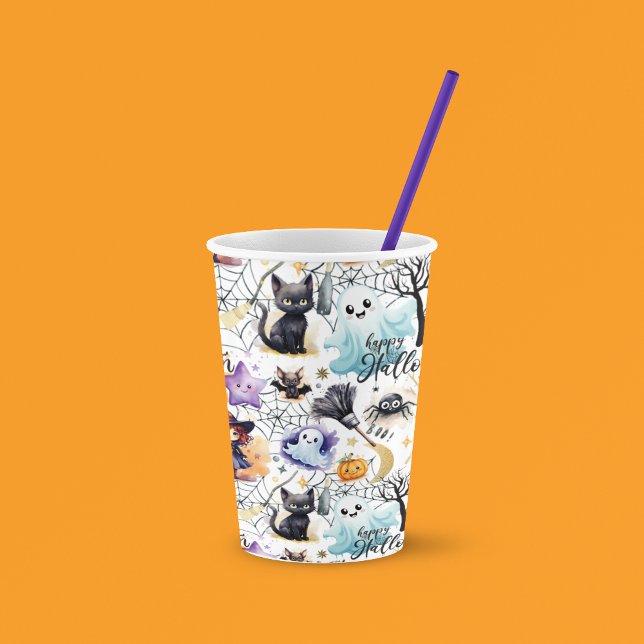Vasos De Papel Encantadoras tazas de papel de Halloween (Subido por el creador)