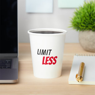 Vasos De Papel enfoque de citas de tipografía motivacional inspir