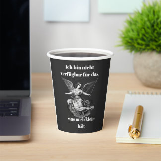 Vasos De Papel Engel der Unverfügbarkeit 
