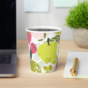 Vasos De Papel Ensalada de frutas; colchón de frutas de verano