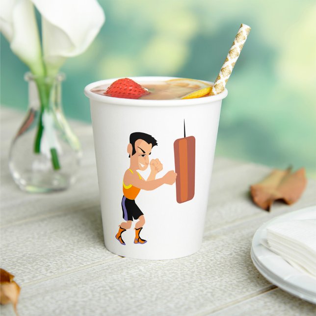 Vasos De Papel Entrenamiento Boxer con bolsa de punzonado (Subido por el creador)