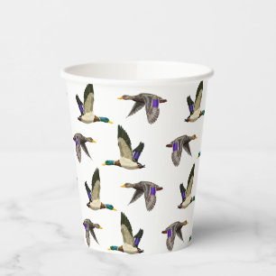 Vasos De Papel Entusiastas del pato Mallard