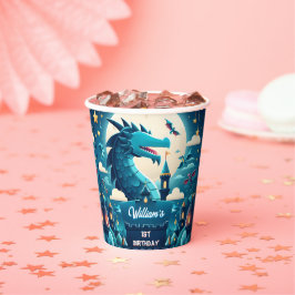 Vasos De Papel Epic Cute Niños Héroes Niños Chicas Dragón Primer 