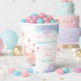 Vasos De Papel Érase una vez el cumpleaños de la princesa