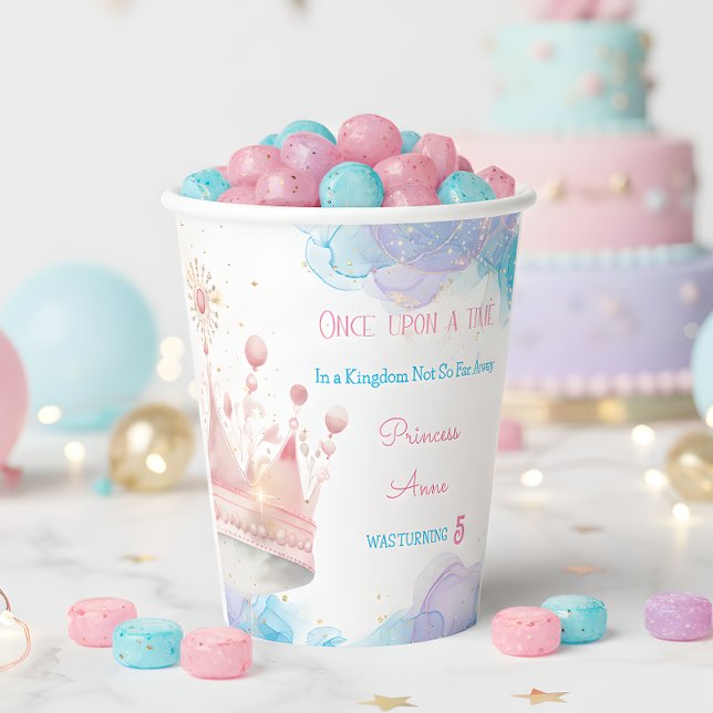 Vasos De Papel Érase una vez el cumpleaños de la princesa (Subido por el creador)