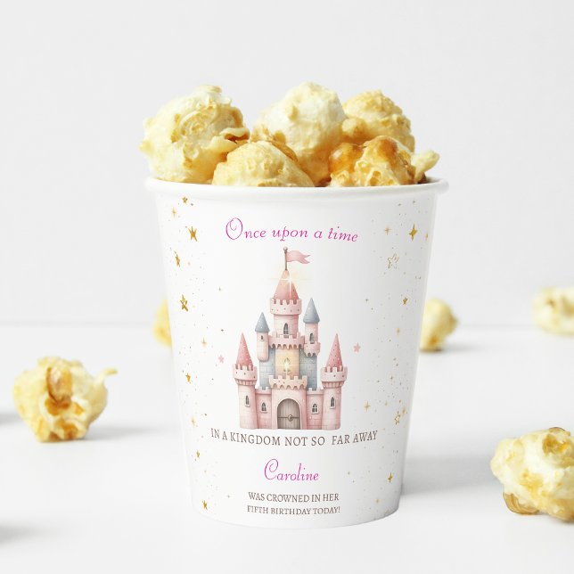 Vasos De Papel Érase una vez el cumpleaños de la princesa (Subido por el creador)