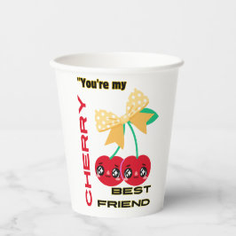 VASOS DE PAPEL ERES MI MEJOR AMIGO MÁS AMIGO.