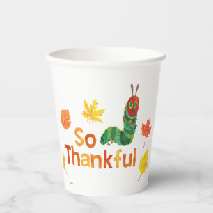 Vasos De Papel Eric Carle Tan Agradecida oruga