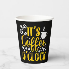 Vasos De Papel Es Coffee O'clock