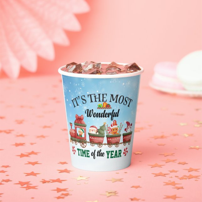 Vasos De Papel Es la época más maravillosa del año (in situ)