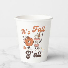 Vasos De Papel Es Otoño, ¡Todos! – Fiesta de Calabaza y PSL Otoña