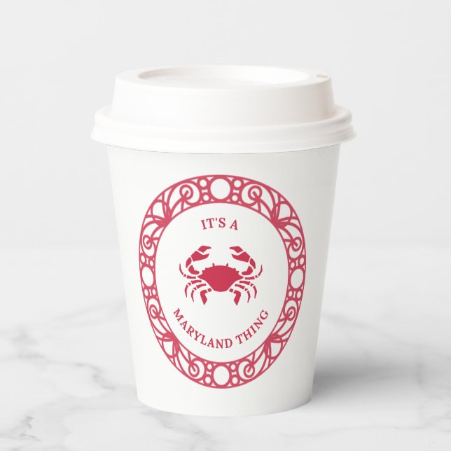 VASOS DE PAPEL ES UNA COSA DE MARYLAND (CRABS) (Anverso)