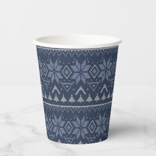 Vasos De Papel Escandinavia, taza de papel de punto