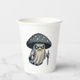 Vasos De Papel Escoba asesina - Fantasma espeluznante con cuchill