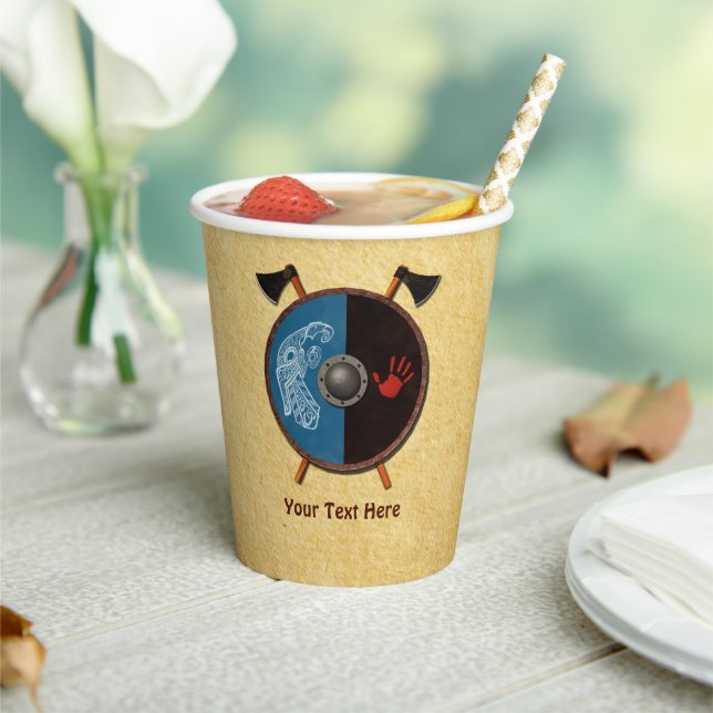 Vasos De Papel Escudo de vibración y ejes (in situ)