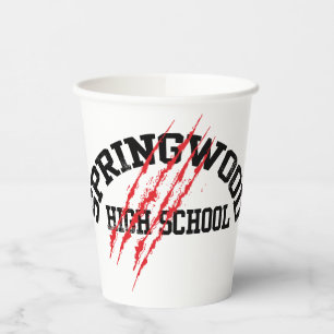 Vasos De Papel Escuela Secundaria Springwood