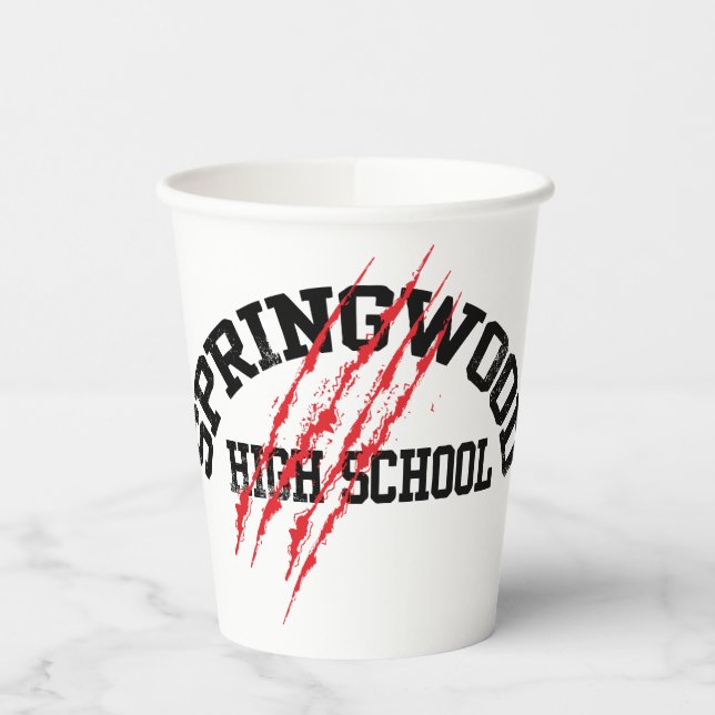 Vasos De Papel Escuela Secundaria Springwood (Izquierda)