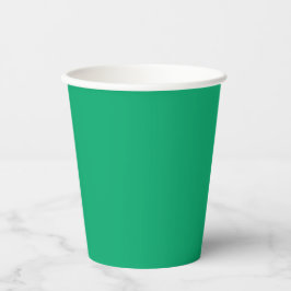 Vasos de papel esmeralda personalizados - Vajilla 