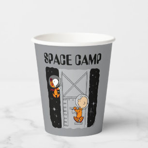 Vasos De Papel ESPACIO   Snoopy y Charlie Brown