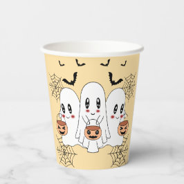 Vasos De Papel Espeluznante Personalizado de Kawaii Fantasma Hall