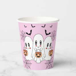 Vasos De Papel Espeluznante Personalizado de Kawaii Fantasma Hall