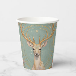 Vasos De Papel Espíritu suave: Un ciervo pastel