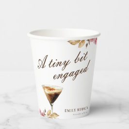 Vasos De Papel Espresso Martini Bridal Shower