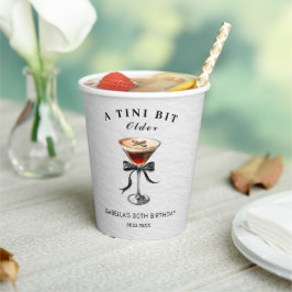 Vasos De Papel Espresso Martini Tini Bit Older Birthday Party