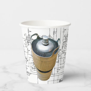 Vasos De Papel Esquema de tubo de transmisión de cerámica