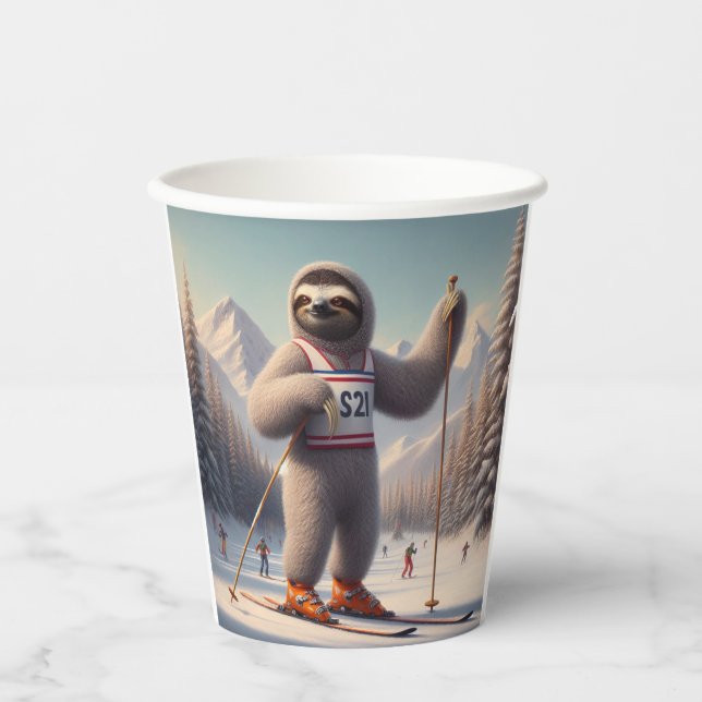 Vasos De Papel Esquiar espumoso (Anverso)