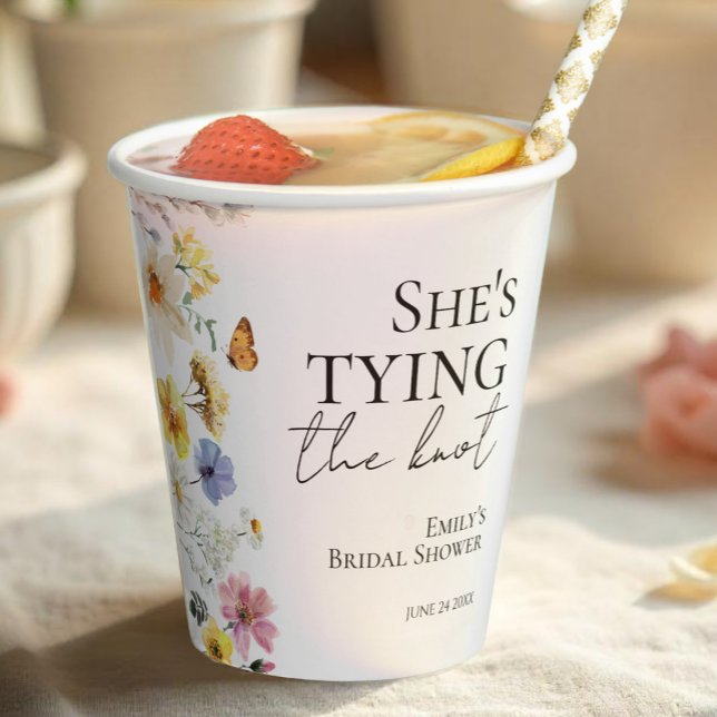 Vasos De Papel Está atando el nudo | Desayuno de Despedida de Sol (Subido por el creador)