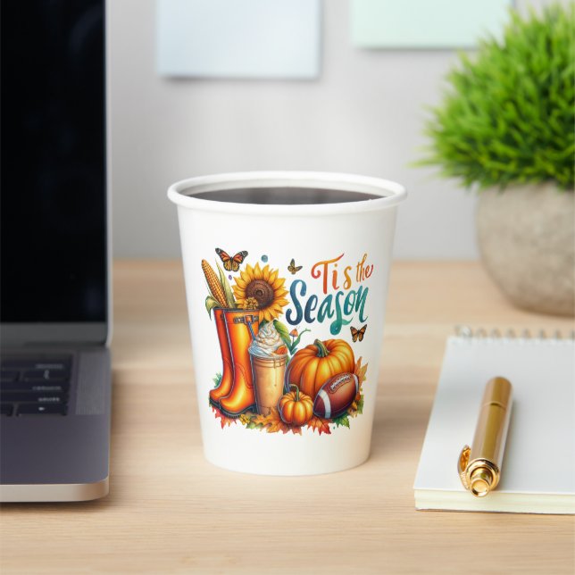 Vasos De Papel Esta es la temporada (in situ)