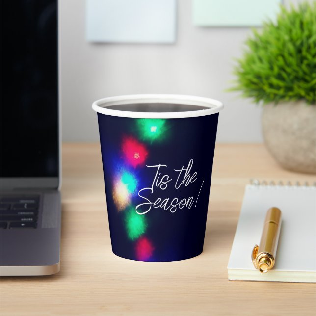 Vasos De Papel Esta temporada con luces (in situ)