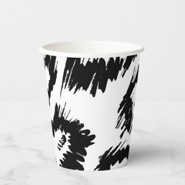 Vasos De Papel Estampado de animal (Anverso)