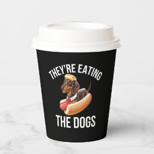 Vasos De Papel Están Comiendo Los Perros Debate Donald Trump 2024