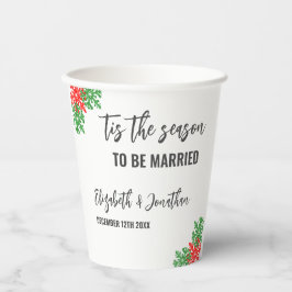 Vasos De Papel Este Es El Boda De Los Navidades De Temporada