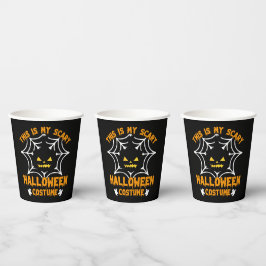 Vasos De Papel Este es mi disfraz de Halloween