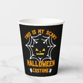Vasos De Papel Este es mi disfraz de Halloween
