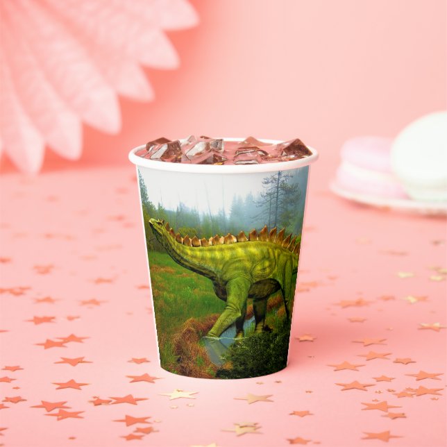 Vasos De Papel Estegosaurio (in situ)