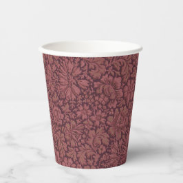 Vasos De Papel Estética de vintage en toda la impresión floral