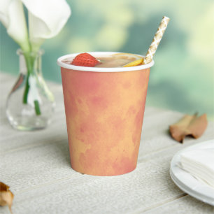 Vasos De Papel Estiloso efecto de nube de tormenta Tropical Sunri