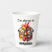 ¡Estoy alérgico a las mañanas!