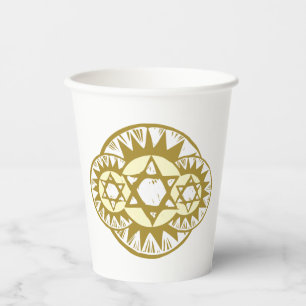Vasos De Papel Estrella De David